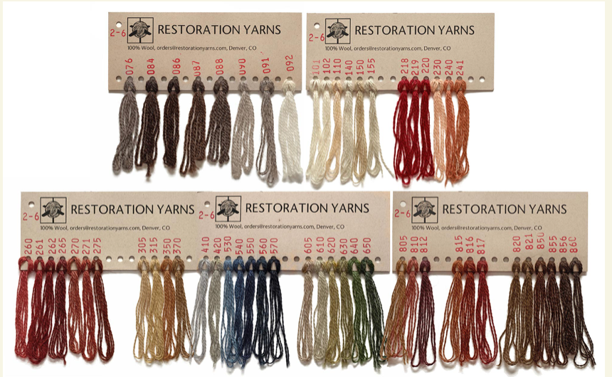 Color Card Set - Fine Yarns
